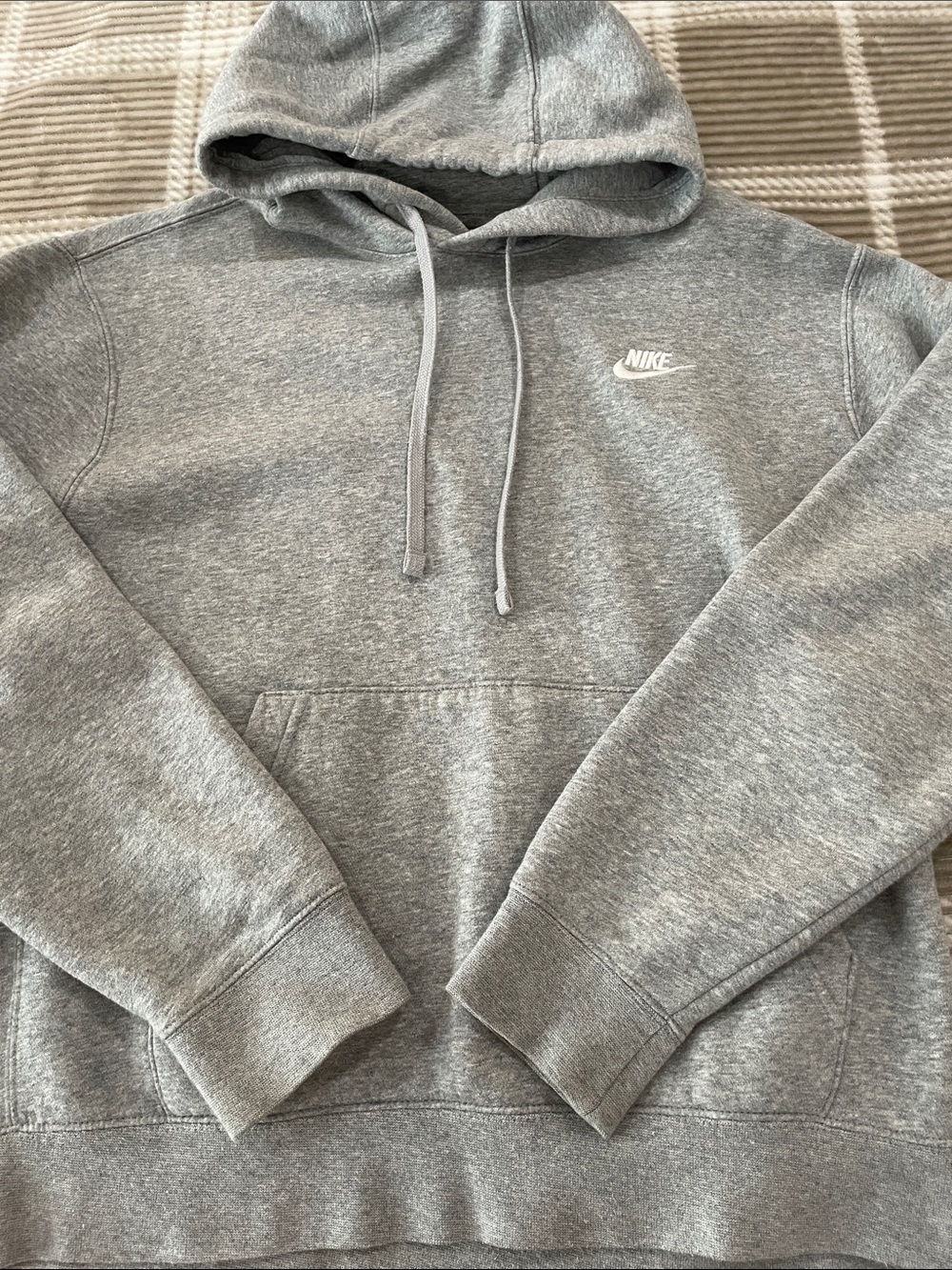 Nike Gray Logo Pullover Hoodie